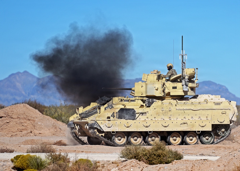 Bliss Soldiers conduct Bradley gunnery to increase lethality, build confidence