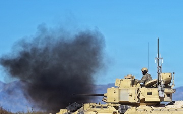 Bliss Soldiers conduct Bradley gunnery to increase lethality, build confidence