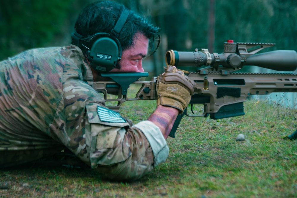 1st Special Forces Group Menton Week Sniper Competition Day 3