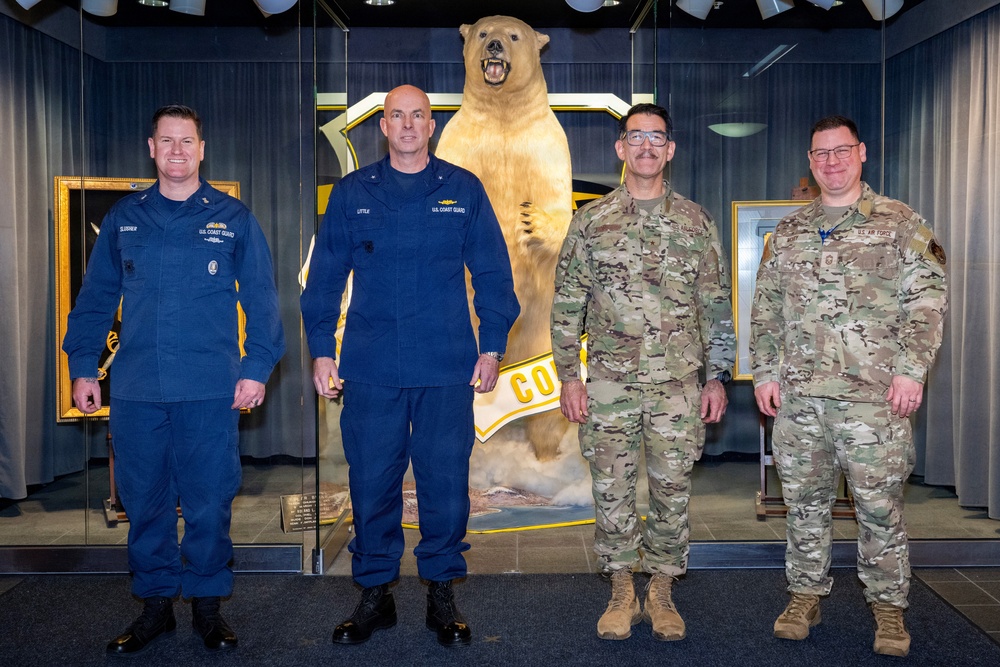 USCG Arctic District visits Alaskan Command
