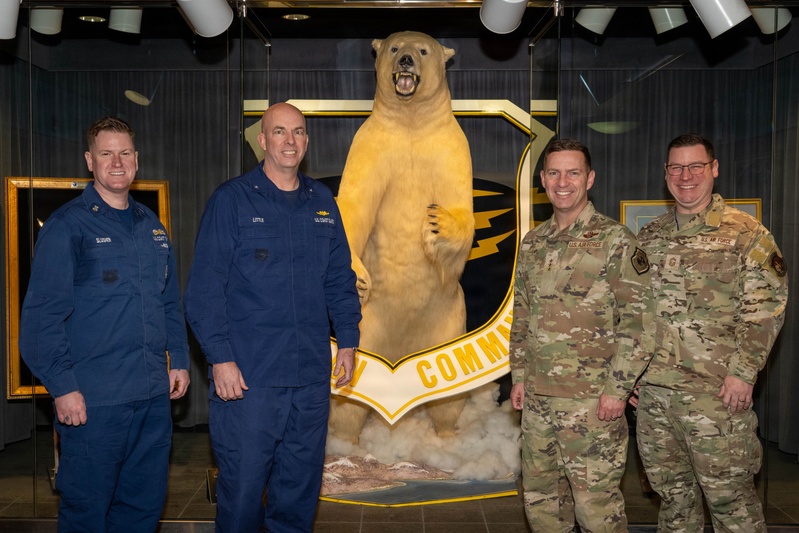 USCG Arctic District visits Alaskan Command
