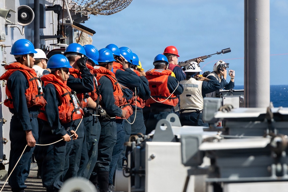 22nd MEU(SOC) | USS Iwo Jima Conducts Replenishment-at-Sea