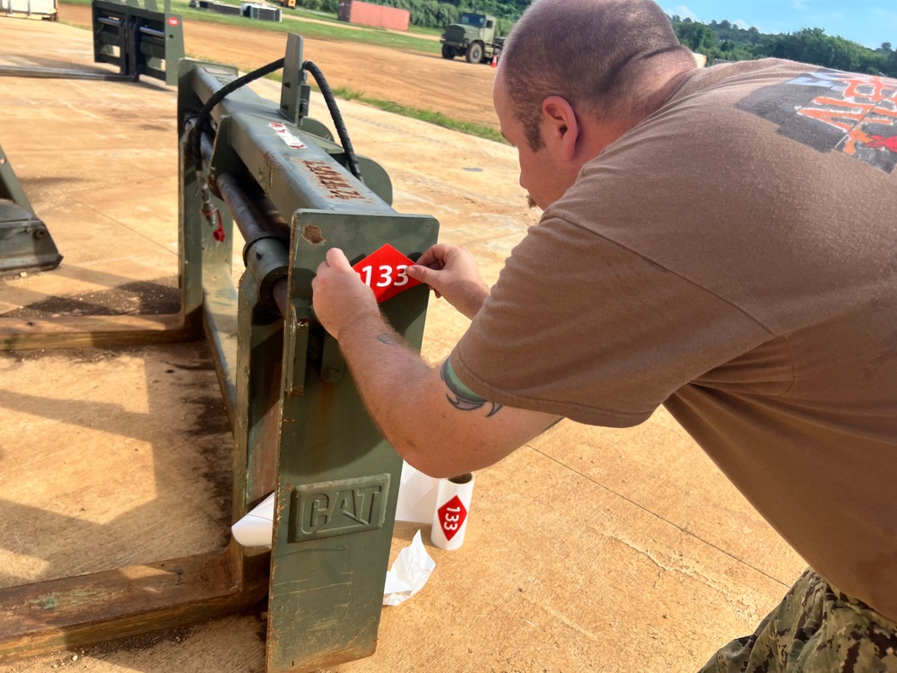 NMCB 133 Deployed to Tinian