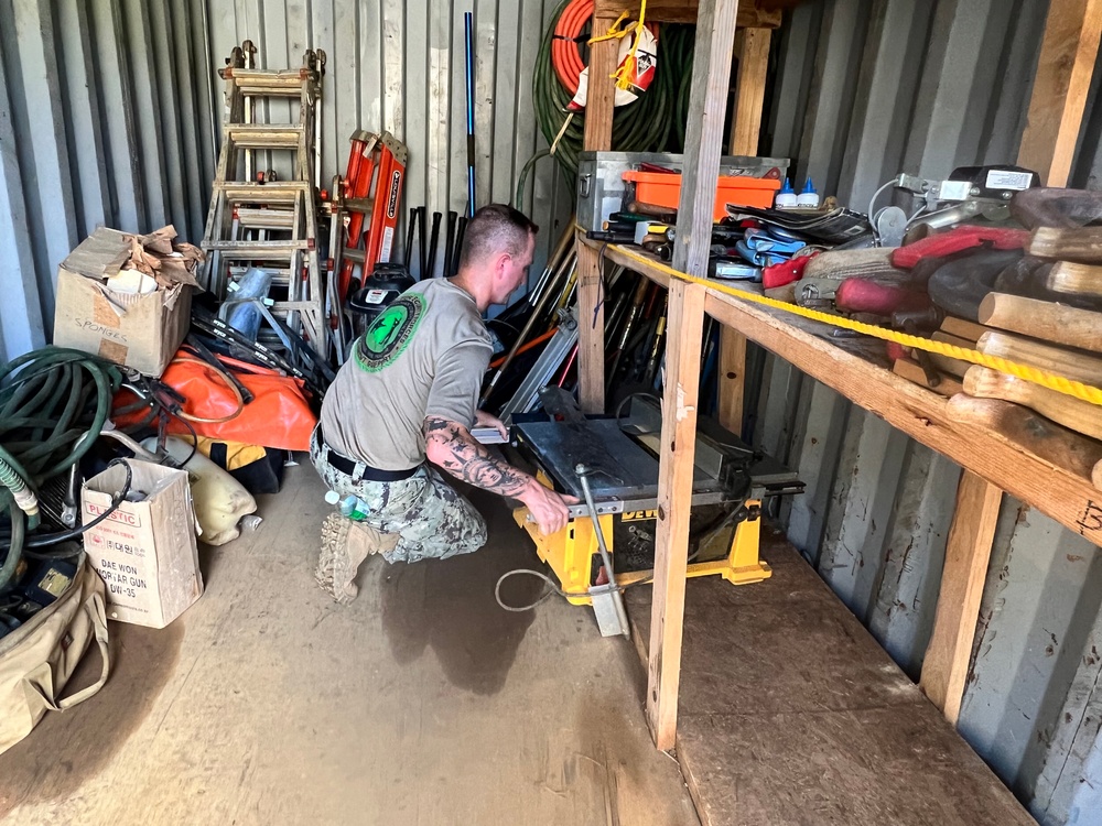 NMCB 133 Deployed to Tinian