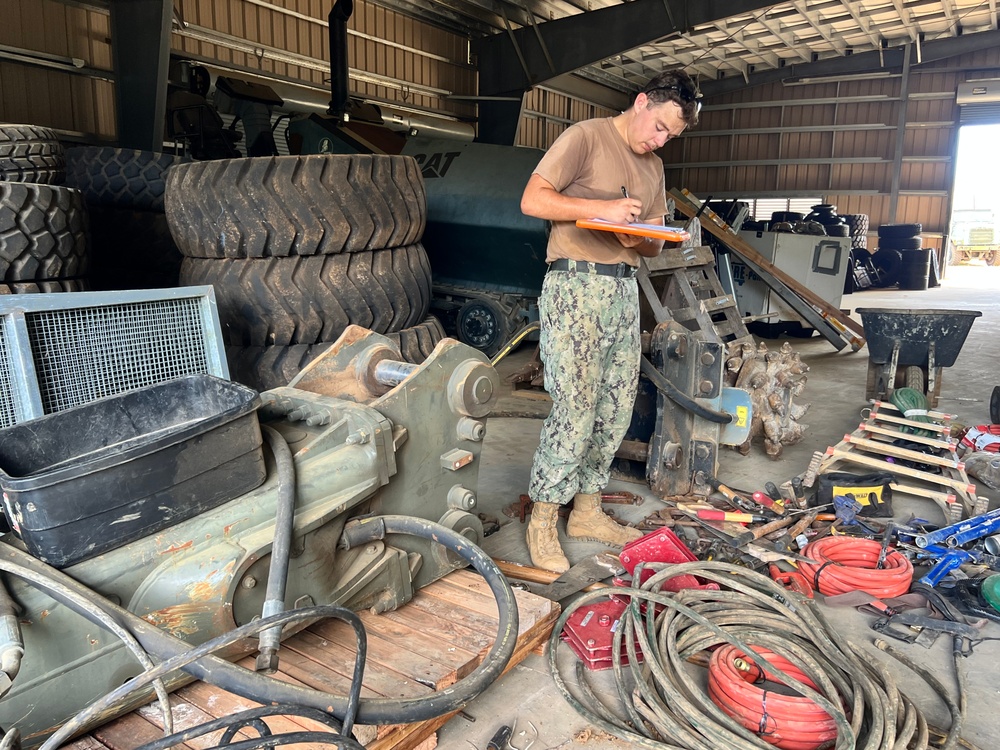 NMCB 133 Deployed to Tinian