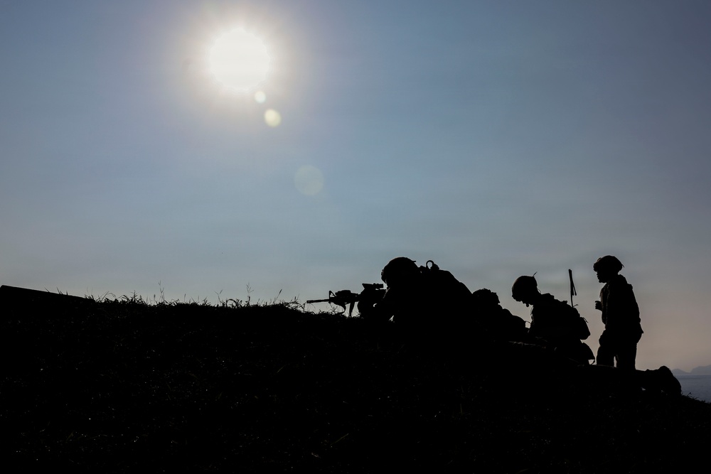 95th Combat Engineer Company - Infantry conduct live fire exercise