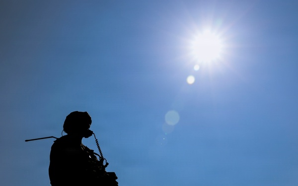 95th Combat Engineer Company - Infantry conduct live fire exercise