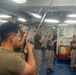 22nd MEU(SOC) | Corporals Course Sword and Guidon Drill Aboard USS Iwo Jima