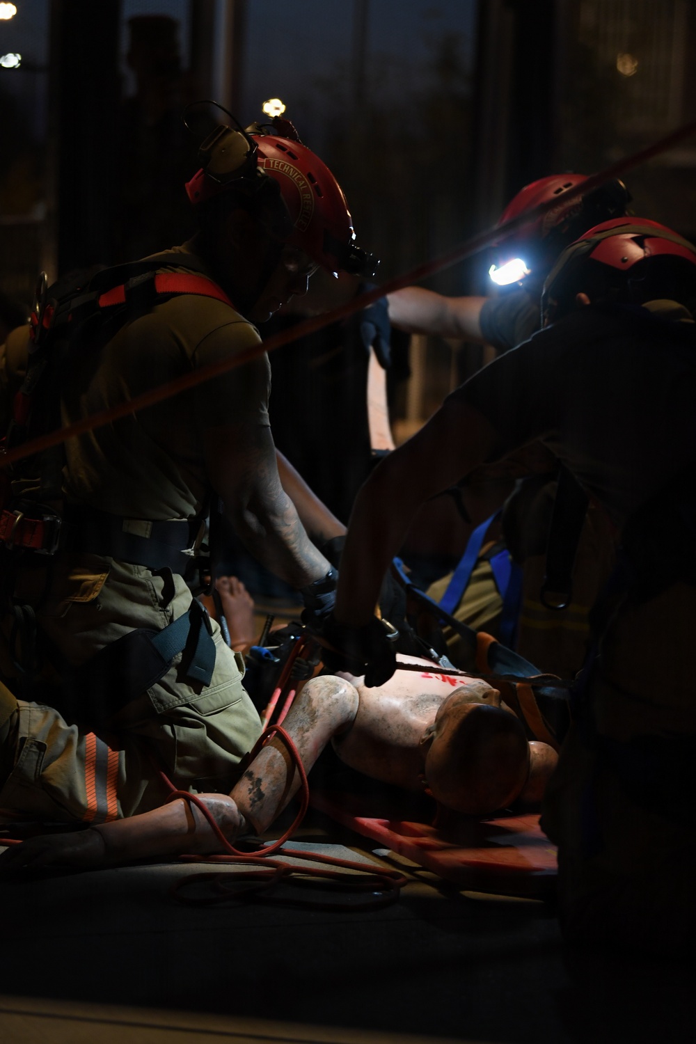 911th TREC Audi Stadium Rescue Training