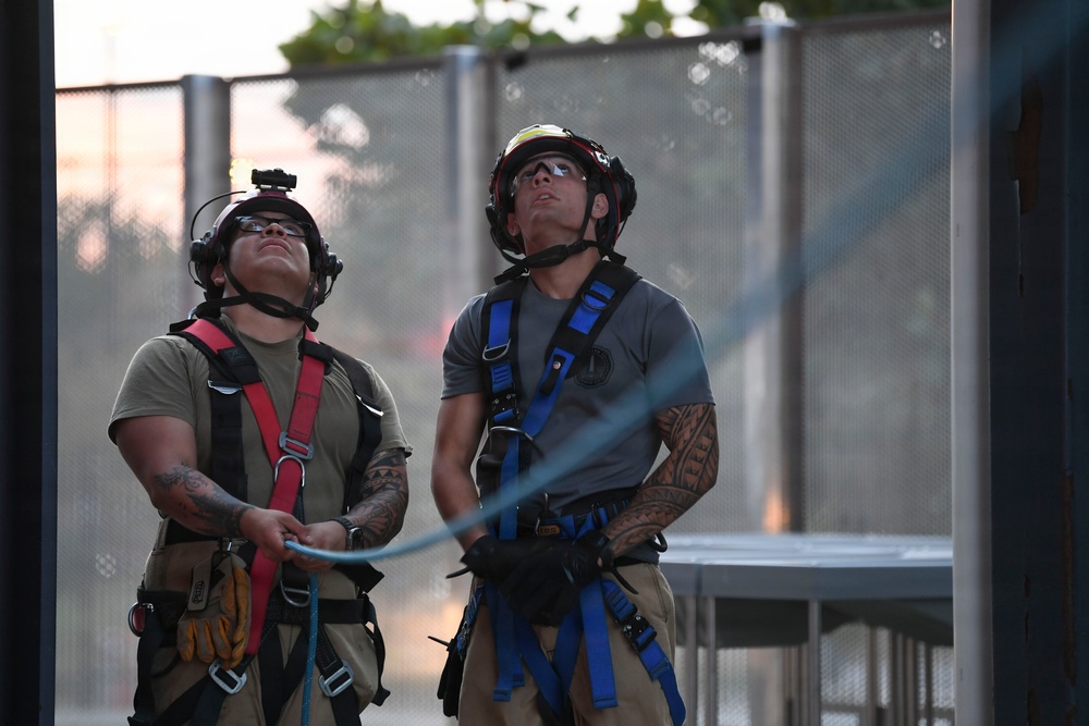 911th TREC Audi Stadium Rescue Training
