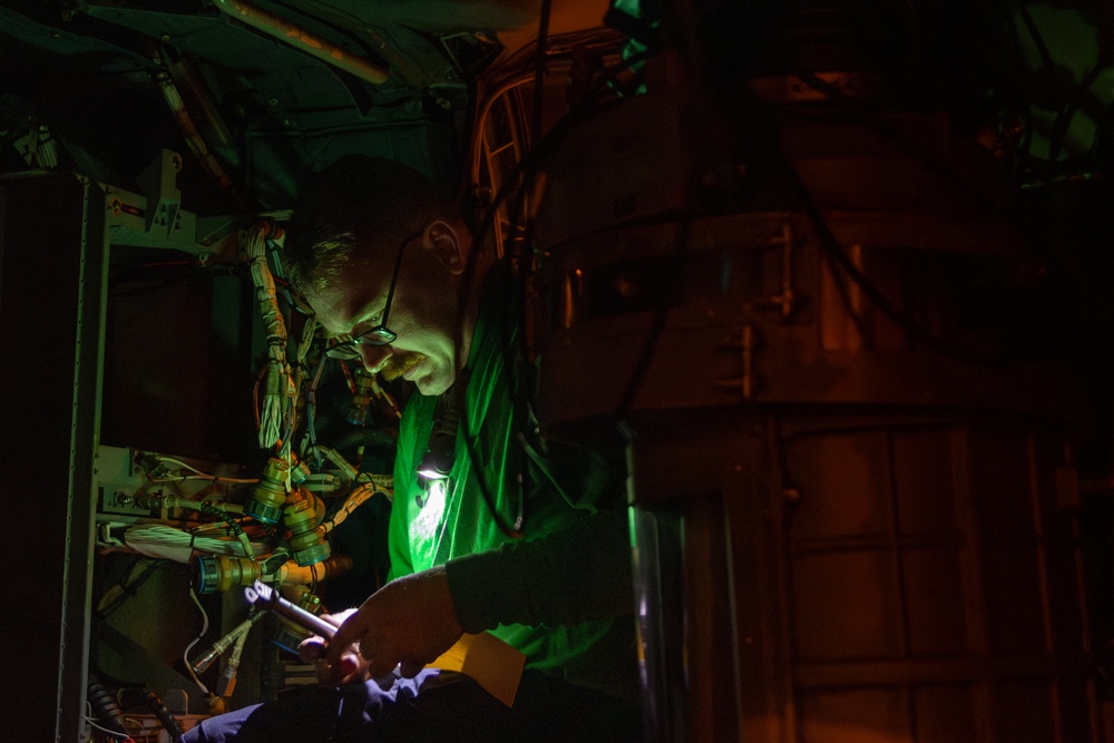 Abraham Lincoln conducts routine operations