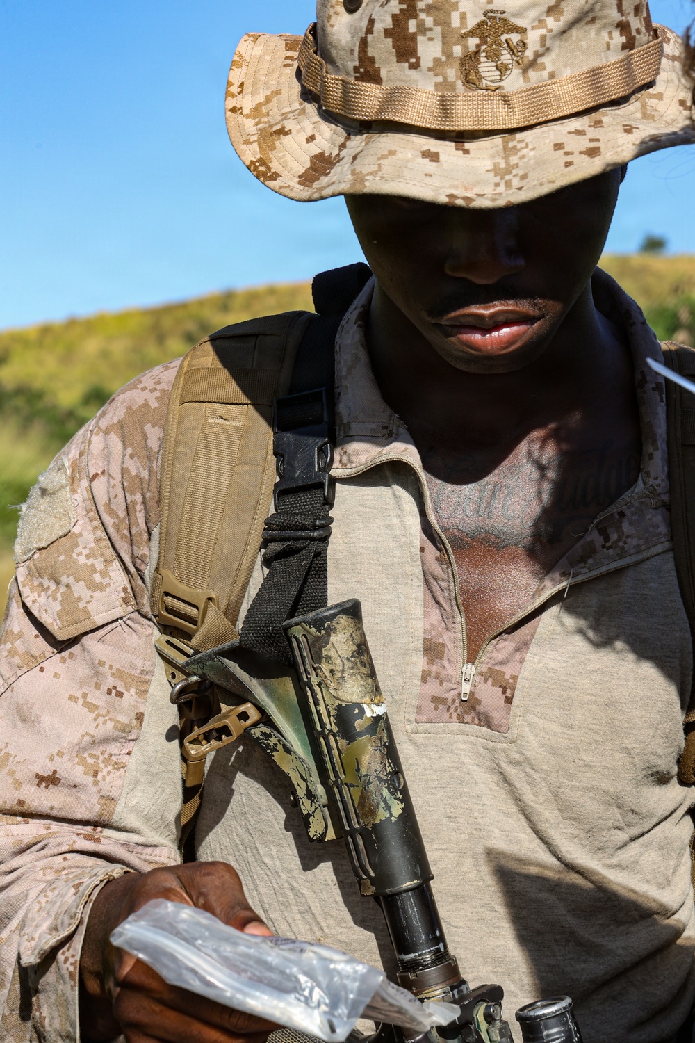 22nd MEU(SOC) | Land Navigation in Camp Santiago During Deployment