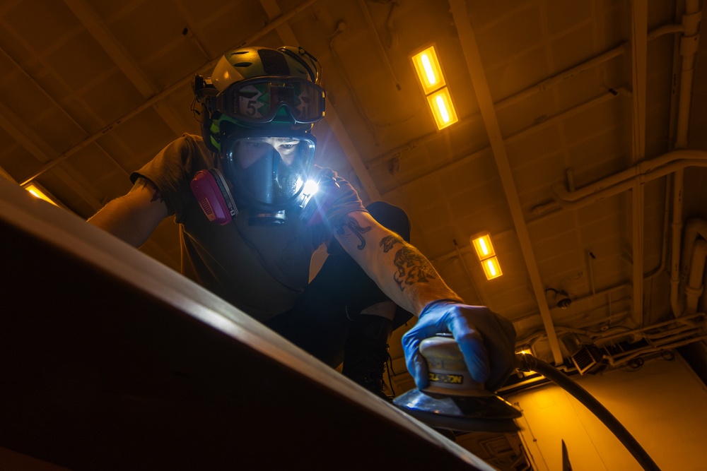 Abraham Lincoln conducts routine operations