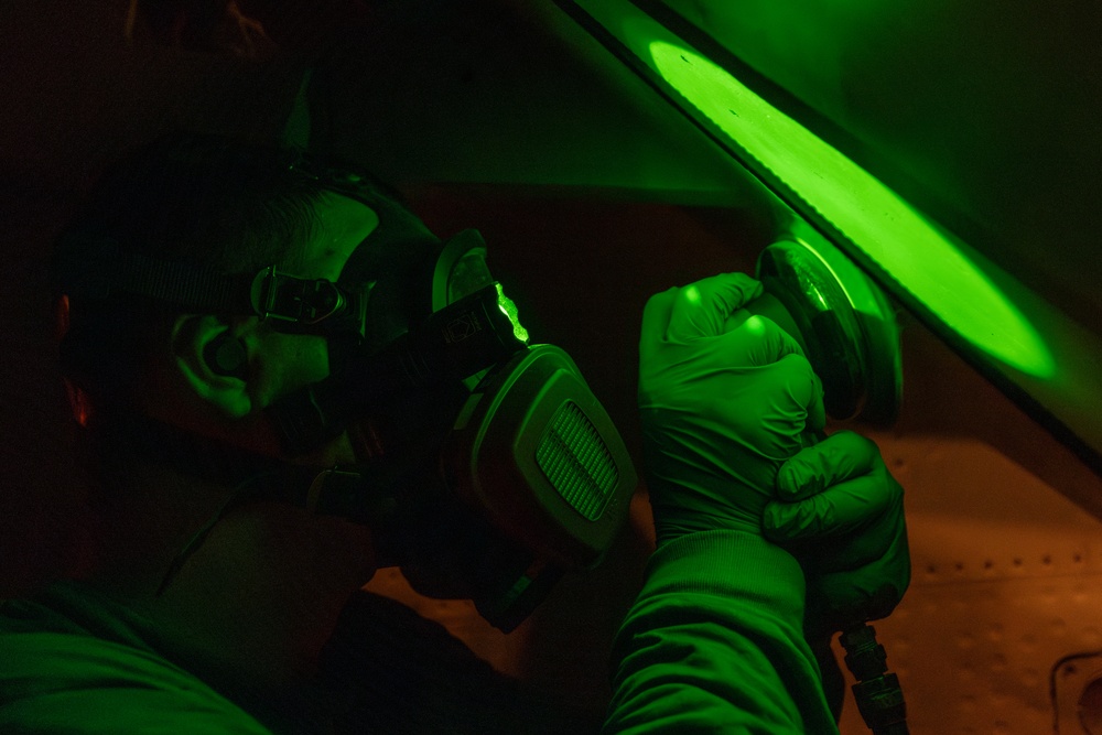 Abraham Lincoln conducts routine operations