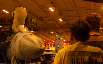 Abraham Lincoln conducts routine operations