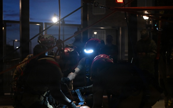 911th TREC Audi Stadium Rescue Training