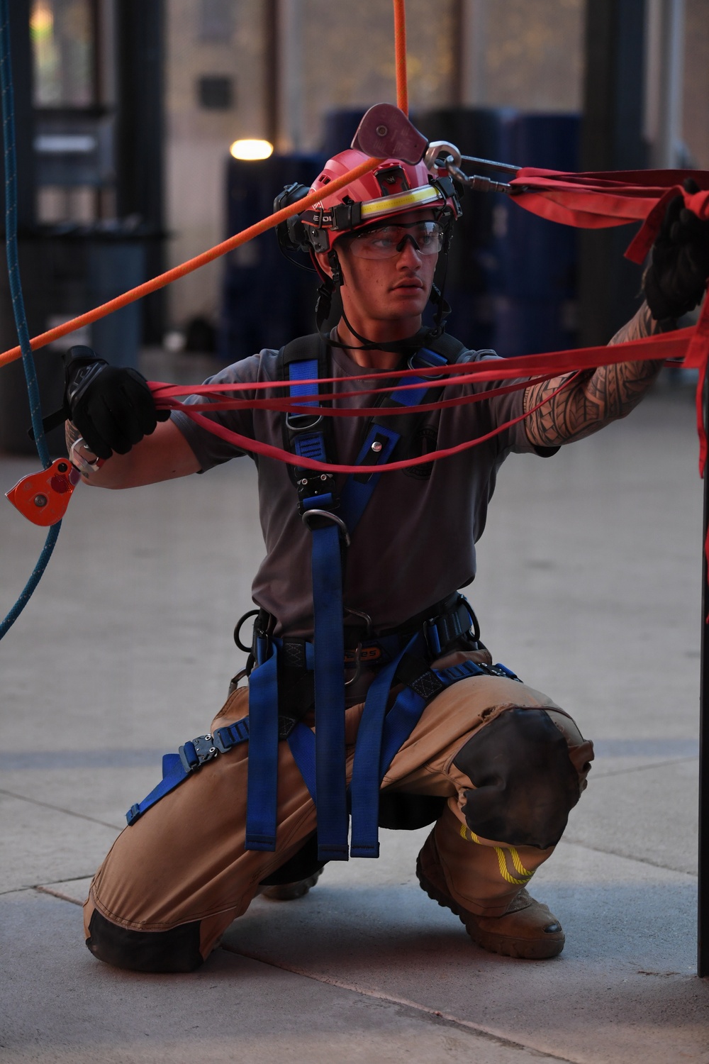 911th TREC Audi Stadium Rescue Training