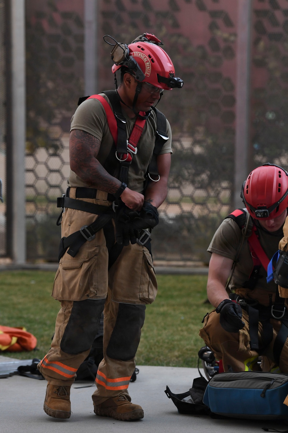 911th TREC Audi Stadium Rescue Training