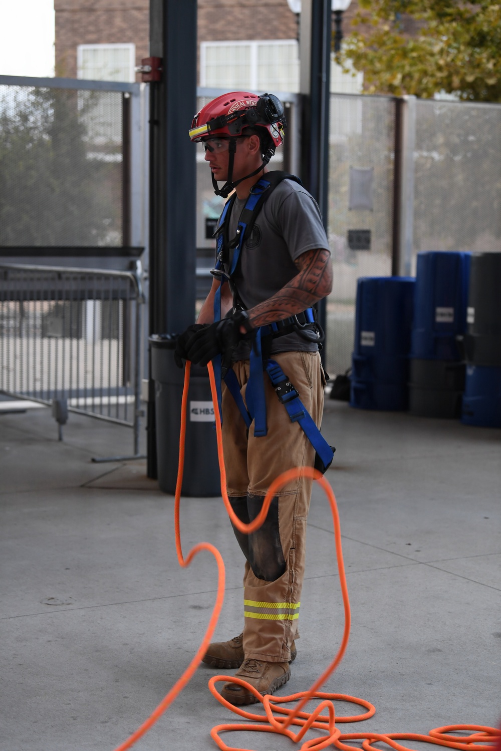 911th TREC Audi Stadium Rescue Training