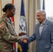 Retired U.S. Army Col. Frank Cohn visits JTF-NCR/USAMDW
