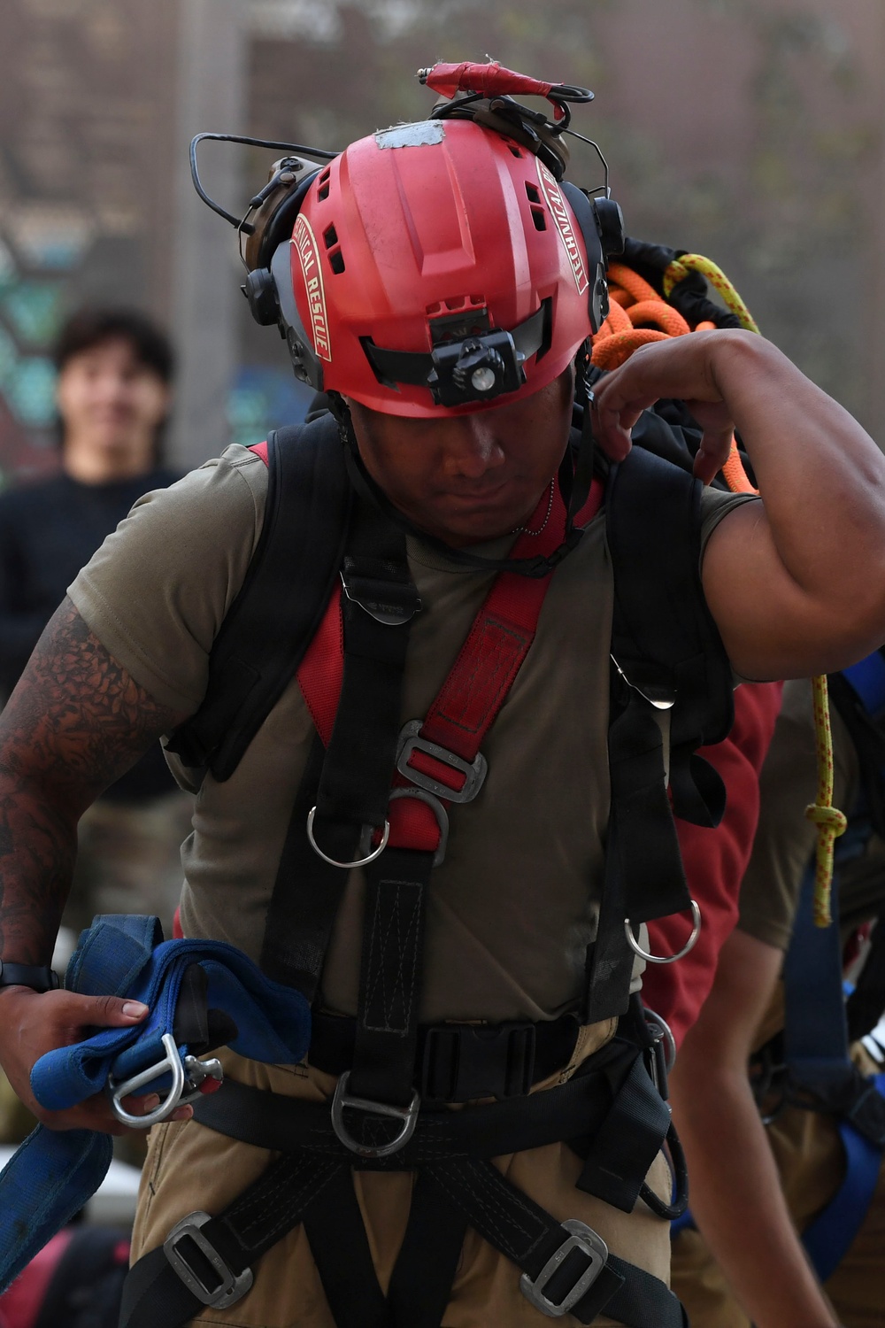 911th TREC Audi Stadium Rescue Training