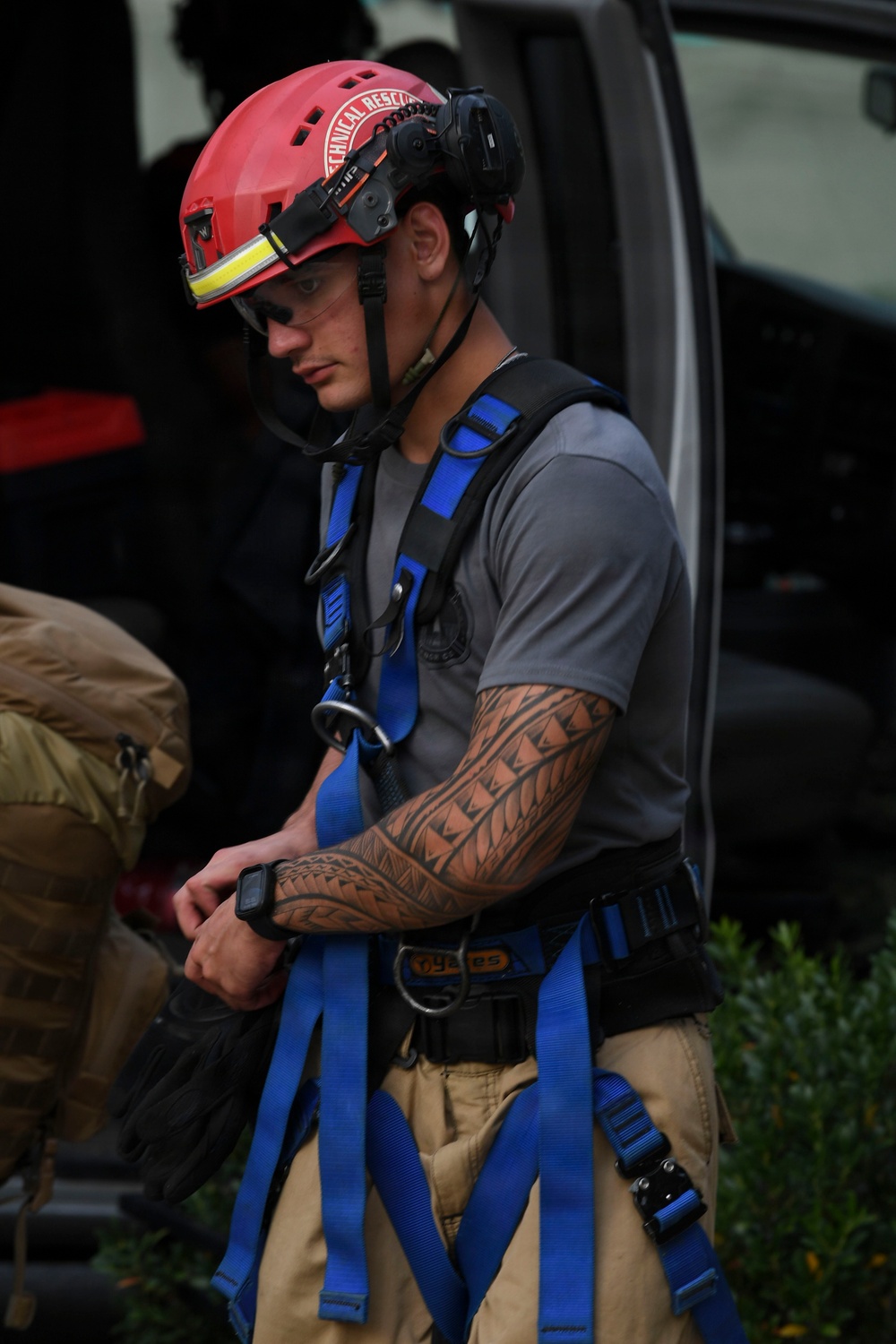 911th TREC Audi Stadium Rescue Training