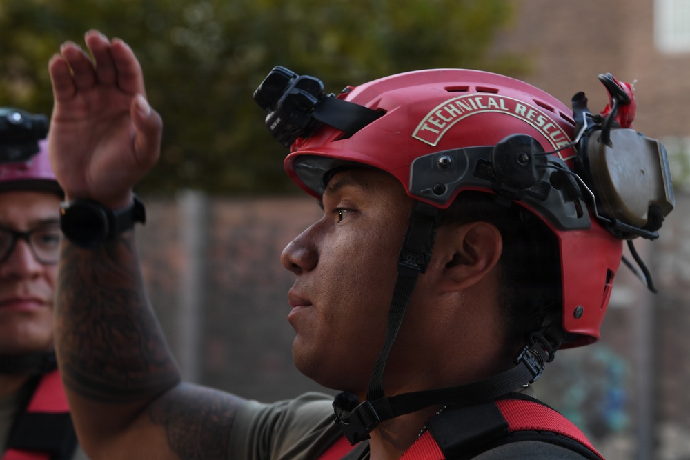 911th TREC Audi Stadium Rescue Training