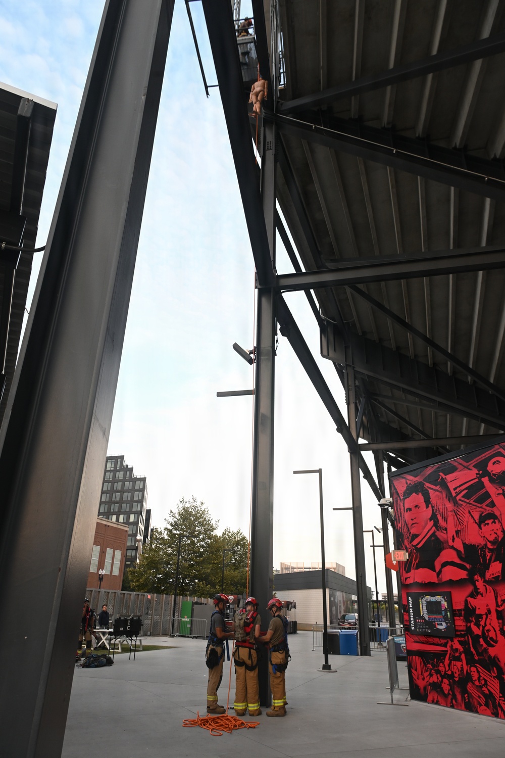 911th TREC Audi Stadium Rescue Training