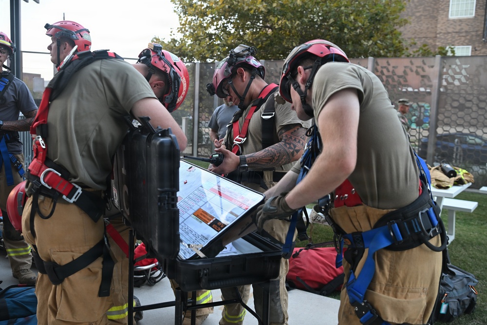 911th TREC Audi Stadium Rescue Training