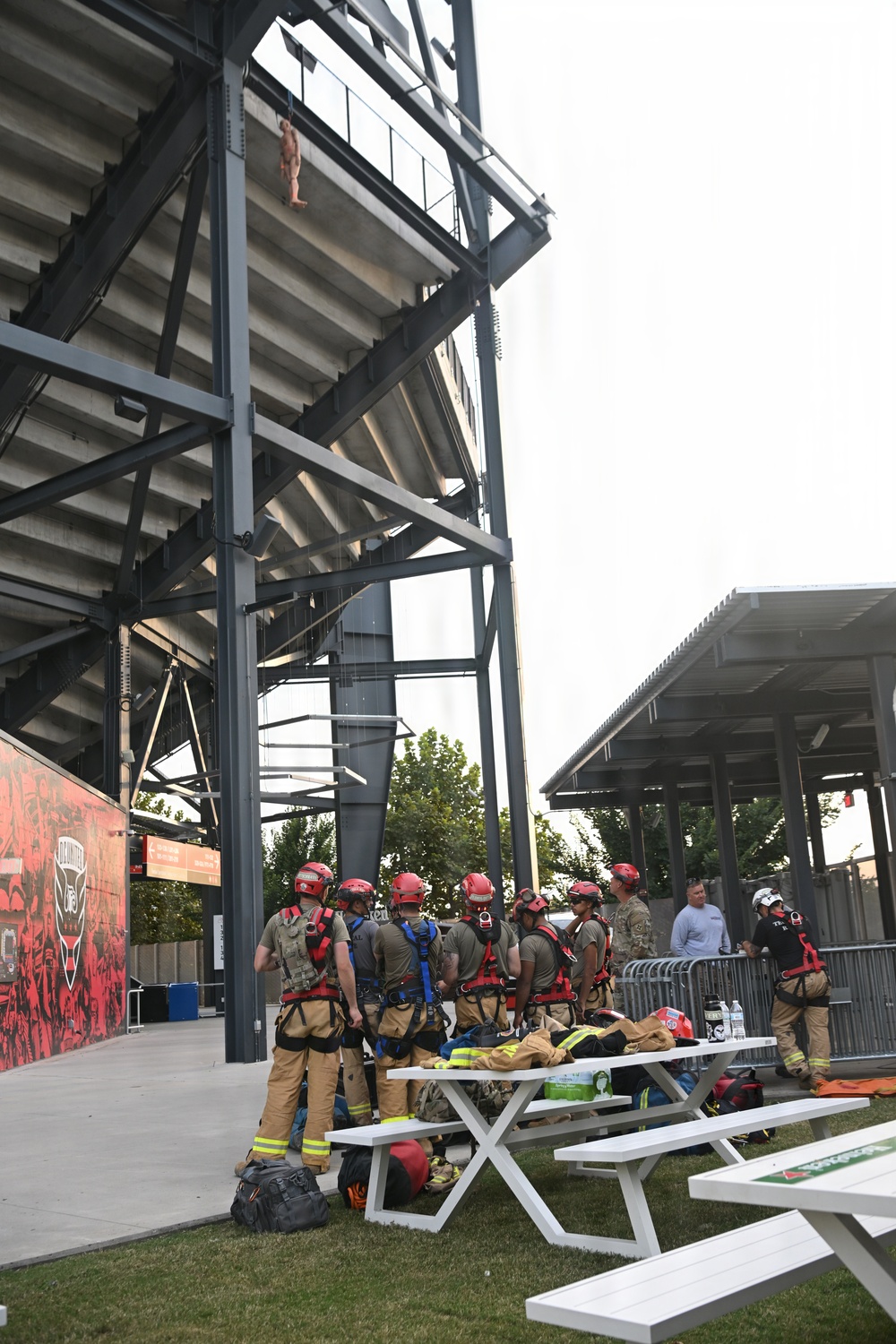 911th TREC Audi Stadium Rescue Training