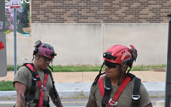 911th TREC Audi Stadium Rescue Training