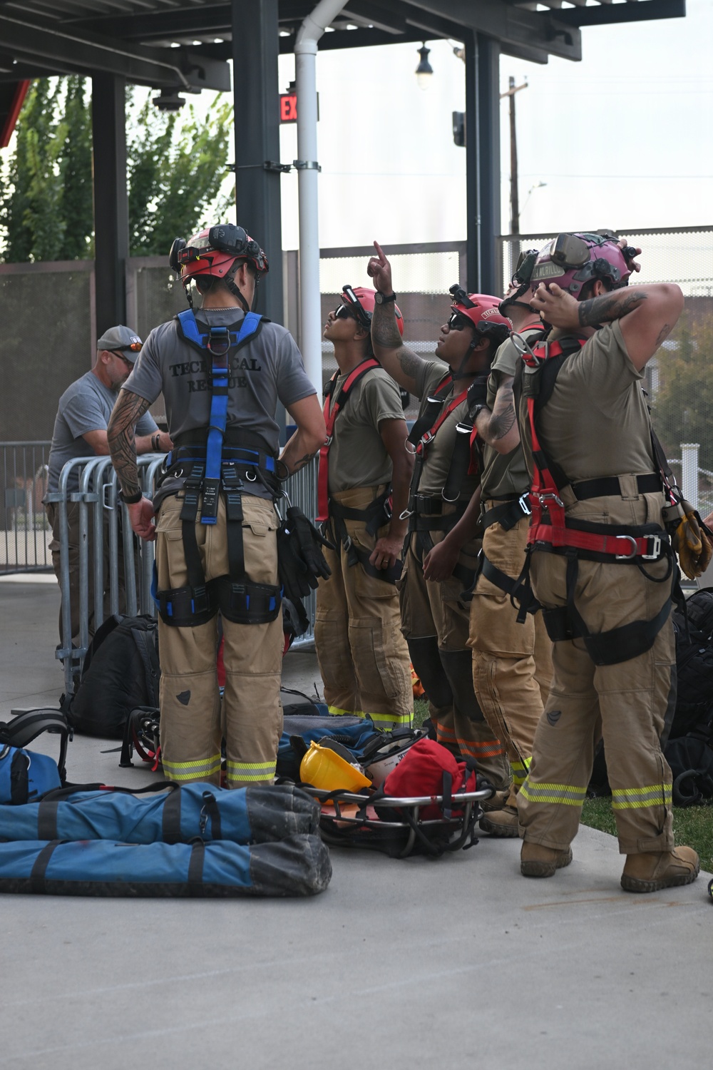 911th TREC Audi Stadium Rescue Training