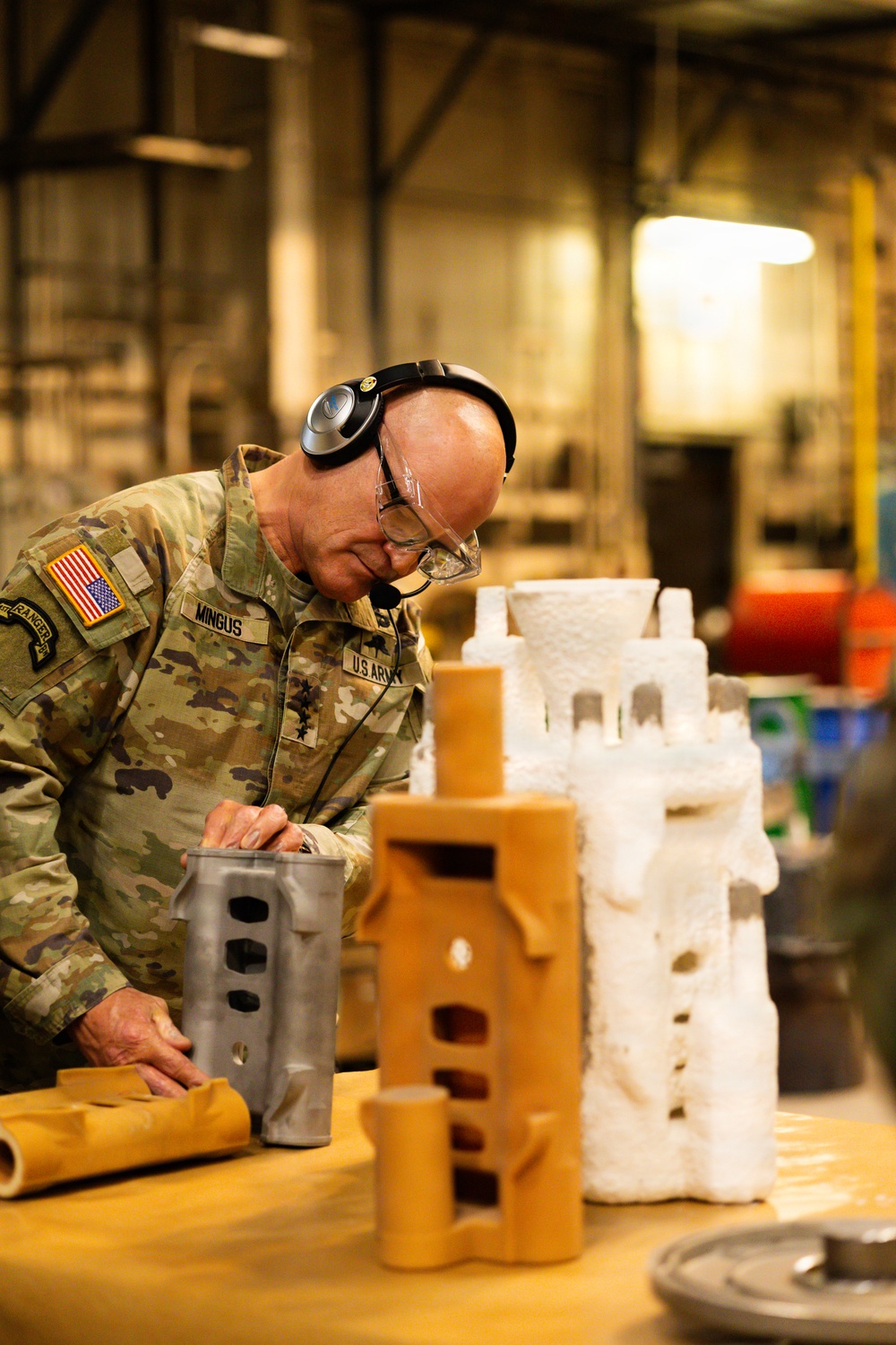 Mingus visits Rock Island Arsenal