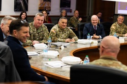 Mingus and Obadal meet with Rock Island Arsenal leadership