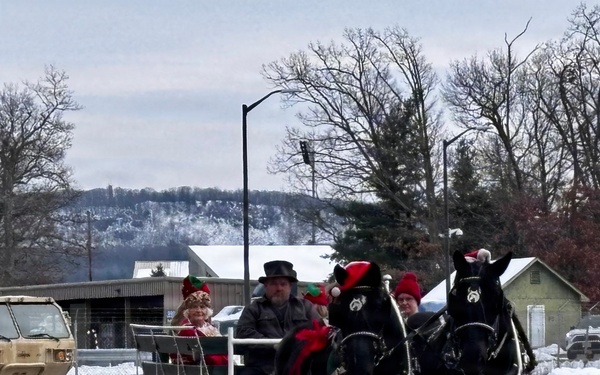 Holiday Magic Brings Together Army and Air National Guard Members and Families