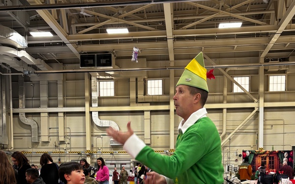Holiday Magic Brings Together Army and Air National Guard Members and Families