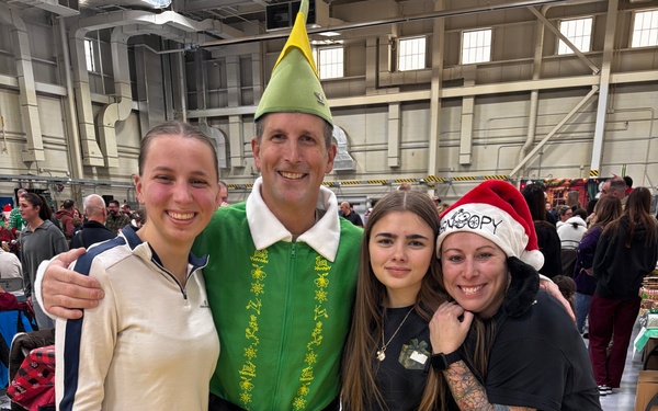 Holiday Magic Brings Together Army and Air National Guard Members and Families