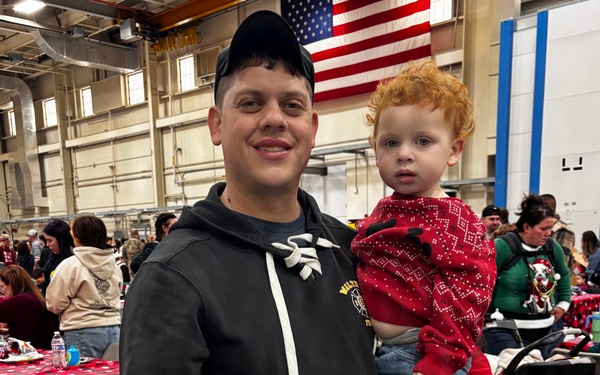Holiday Magic Brings Together Army and Air National Guard Members and Families