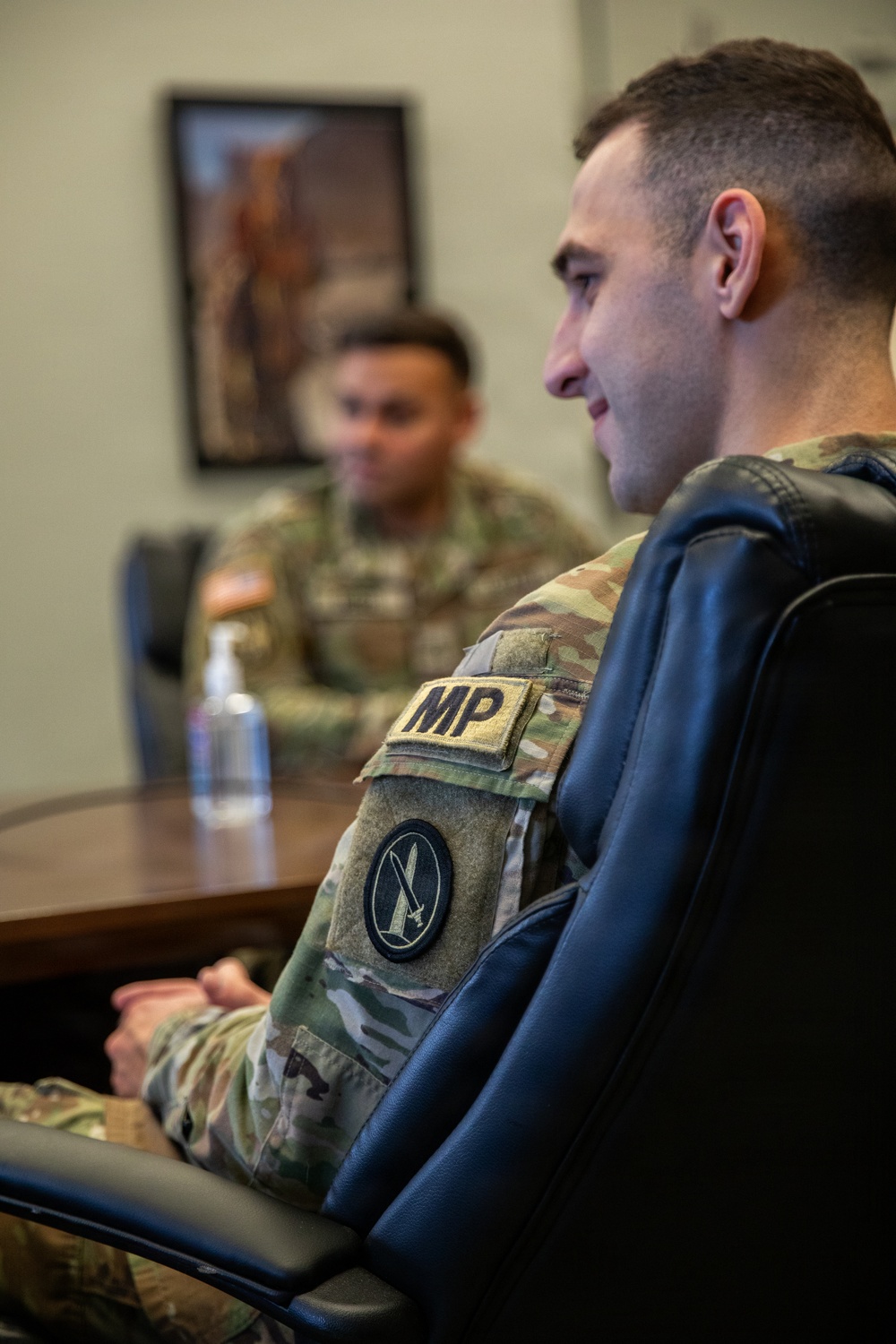 Retired U.S. Army Col. Frank Cohn visits JTF-NCR/USAMDW