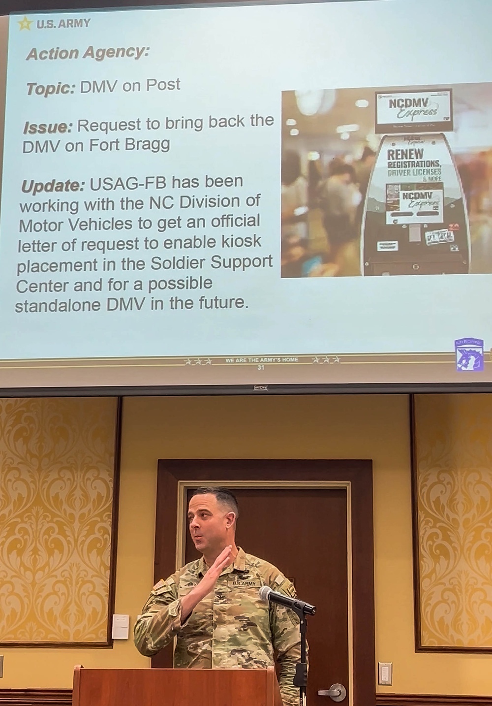 Fort Bragg Community Meeting Highlights Housing, Road Projects and Holiday Events