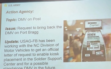 Fort Bragg Community Meeting Highlights Housing, Road Projects and Holiday Events
