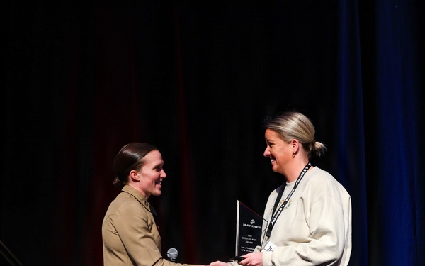 U.S. Marines Present the Battles Won Award