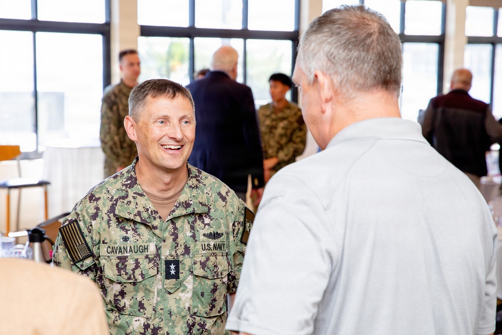 Rear Adm. Chris Cavanaugh attends Naval Submarine League Pacific Southwest Chapter event