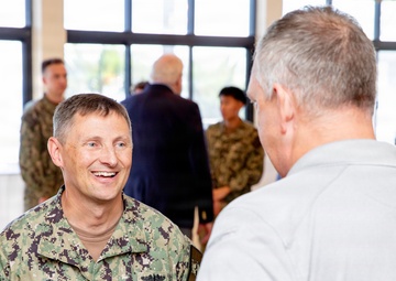 Rear Adm. Chris Cavanaugh attends Naval Submarine League Pacific Southwest Chapter event