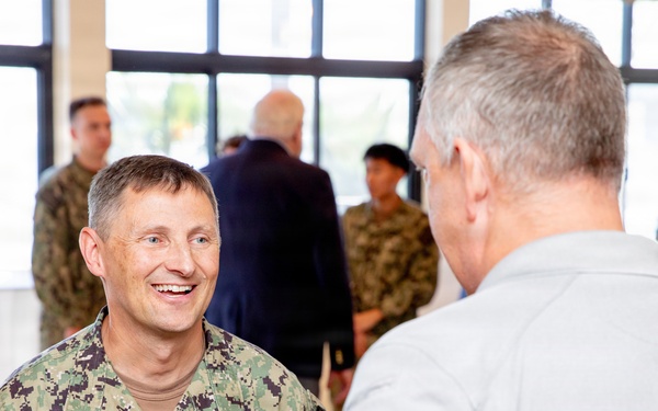 Rear Adm. Chris Cavanaugh attends Naval Submarine League Pacific Southwest Chapter event