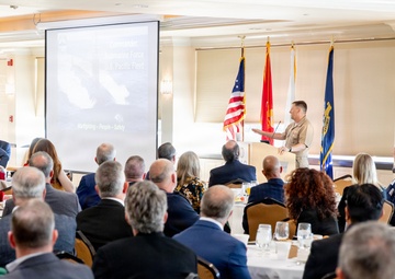 Rear Adm. Chris Cavanaugh attends San Diego Military Advisory Council event