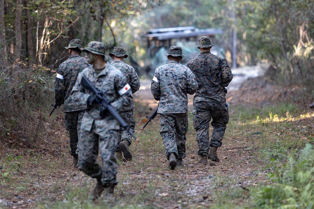 MCAS Beaufort Corporals School Class 1-26 capture the flag