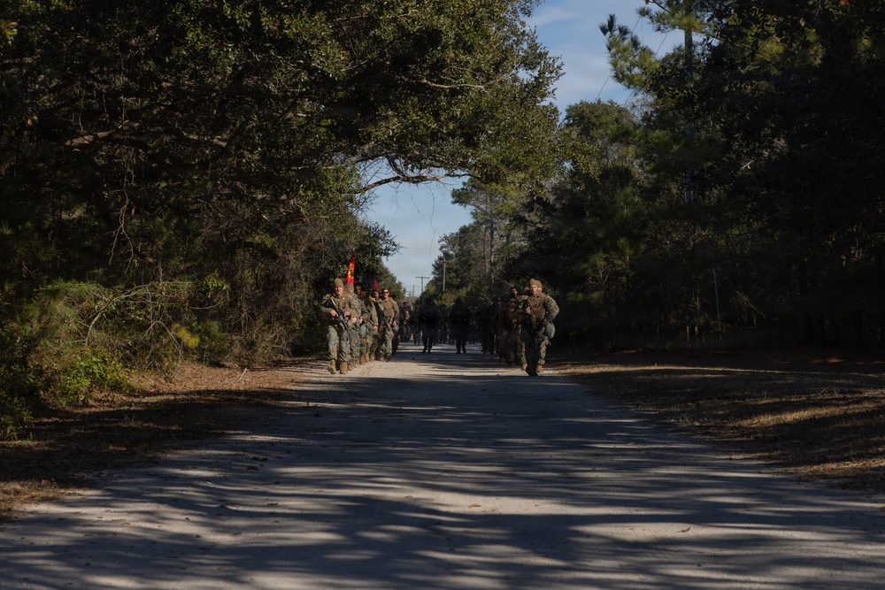Combat Logistics Battalion 22 Field Exercise Tactical Hike