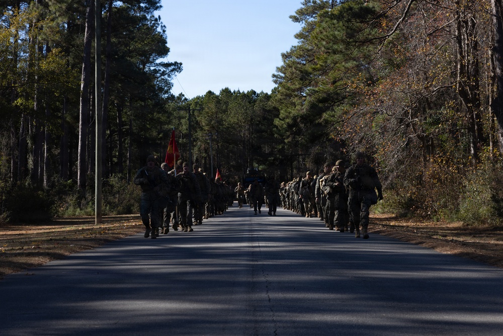Combat Logistics Battalion 22 Field Exercise Tactical Hike
