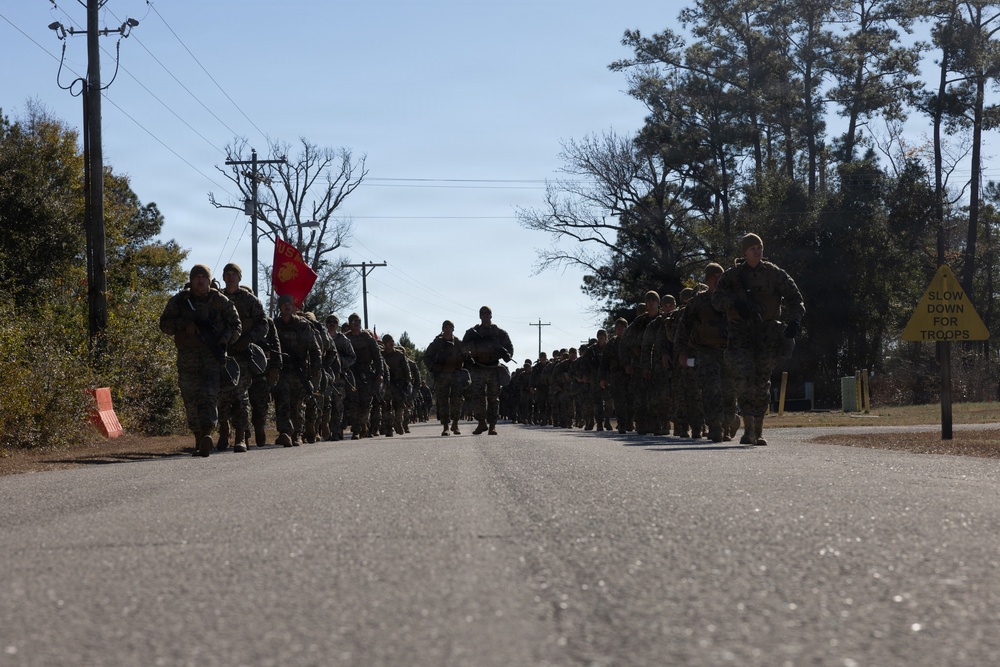 Combat Logistics Battalion 22 Field Exercise Tactical Hike